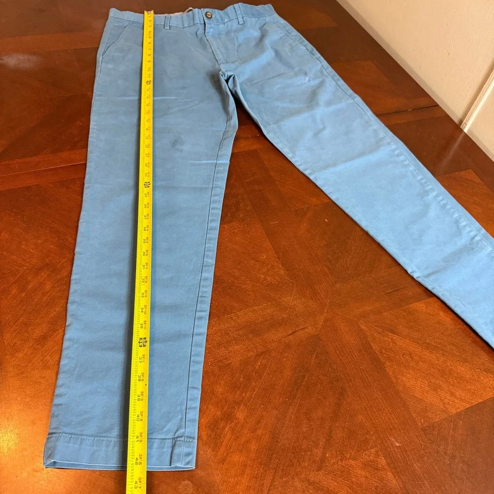 Banana Republic Mason Chino Pants Mens 36x34 Light Blue Stretch Cotton Casual